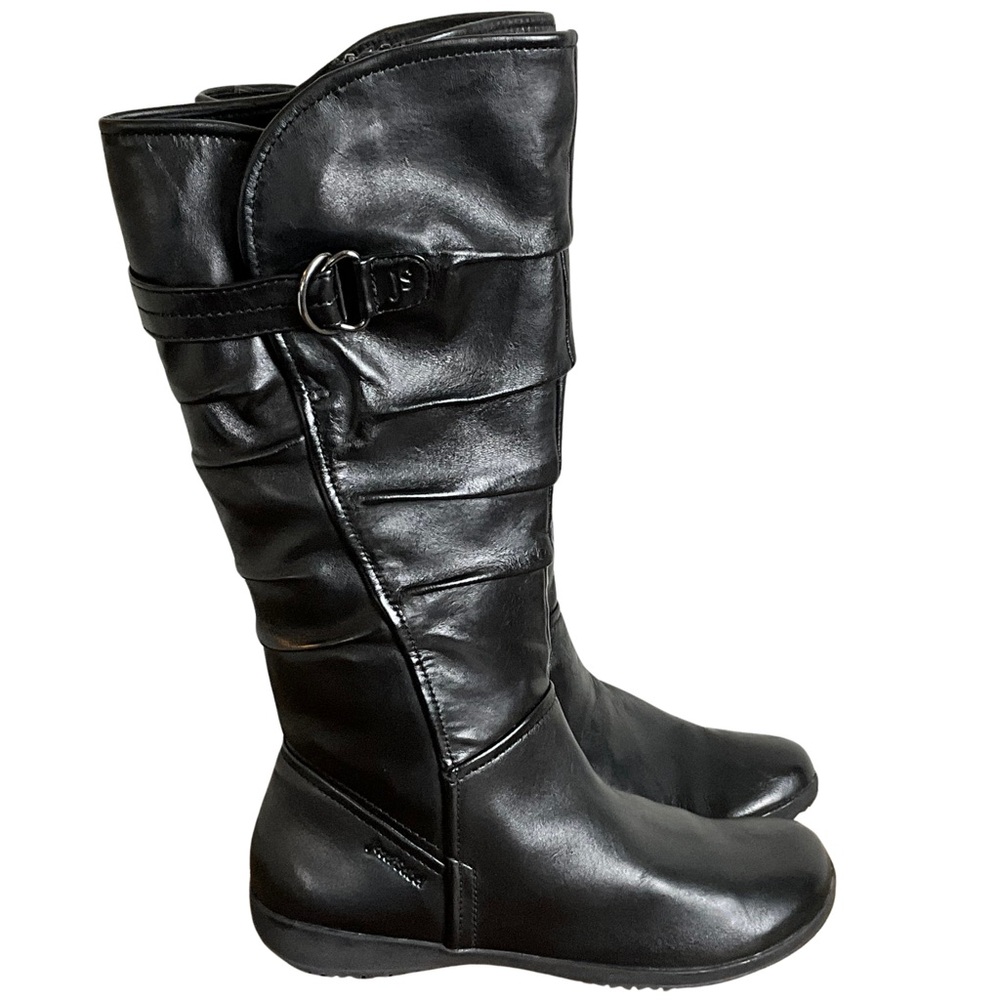 Josef Seibel Naly 23 Tall Black Leather Boots, New in Box - Picture 4 of 12